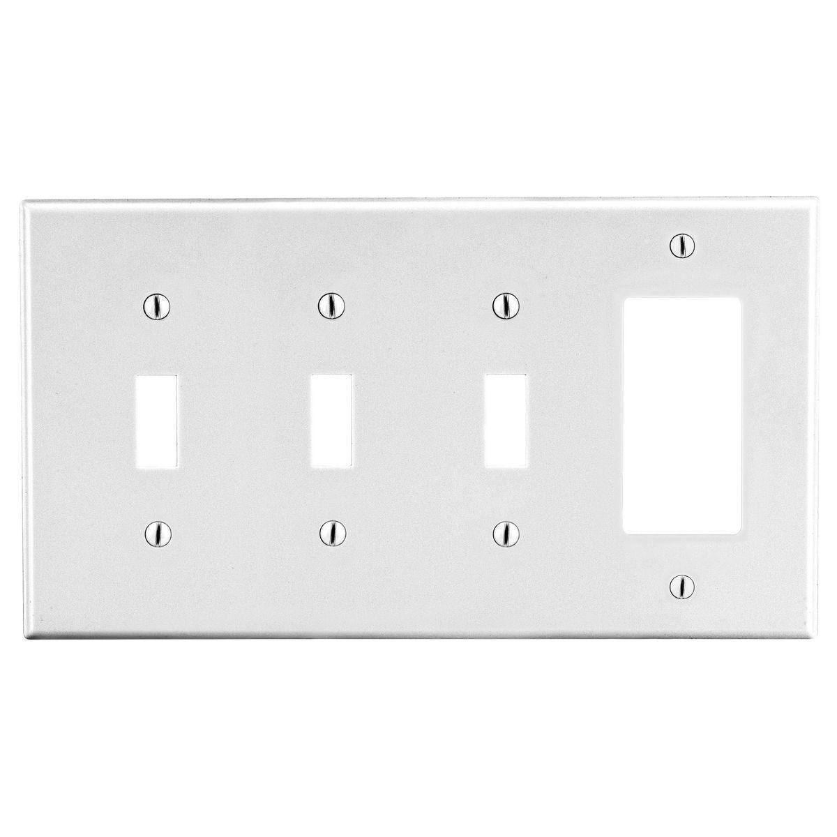 Hubbell Wiring Device-Kellems P326W - Combination Wallplates