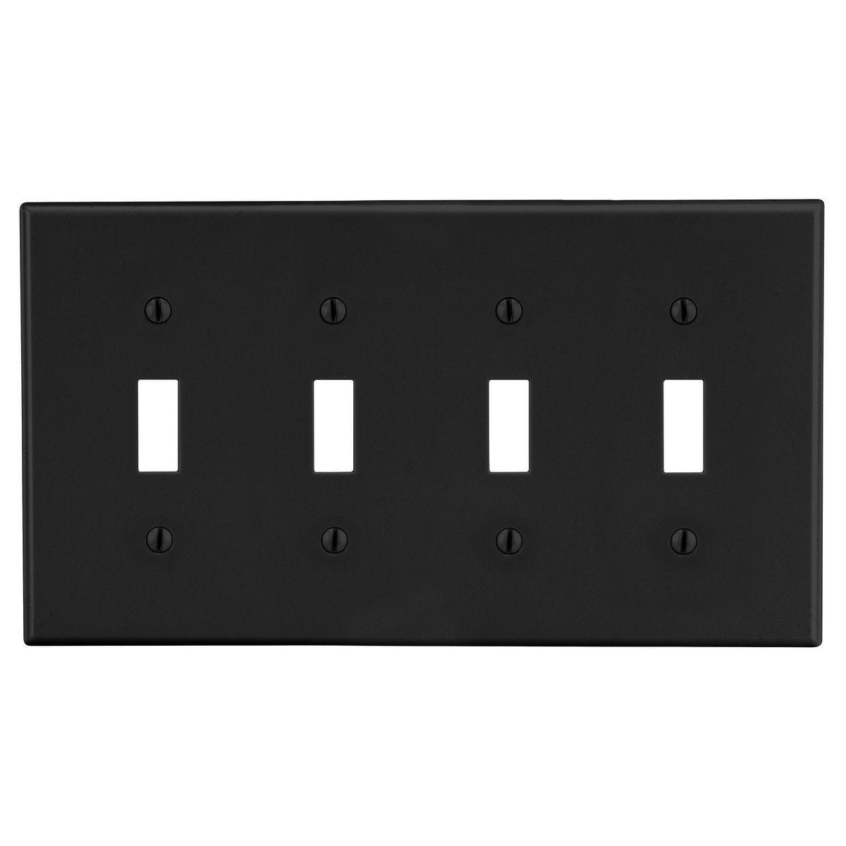 Hubbell Wiring Device-Kellems P4BK - Combination Wallplates
