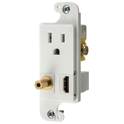 Hubbell Wiring Device-Kellems RJ650WTR - Electrical Receptacles