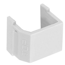 Hubbell Wiring Device-Kellems SFSBW10 netSELECT® SFSBW10 Keystone Standard Blank Connector, Snap-Fit Mount, 1000 V RMS/1414 V DC, 100 Ohm Contact Resistance, Plug-N-Play Connection, White