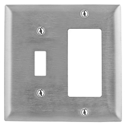 Hubbell Wiring Device-Kellems SS126 - Combination Wallplates