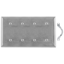 Hubbell Wiring Device-Kellems SS44 - Combination Wallplates
