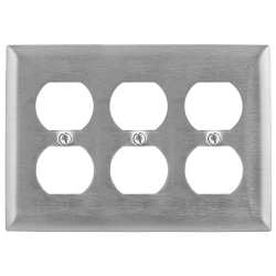 Hubbell Wiring Device-Kellems SS83 - Combination Wallplates