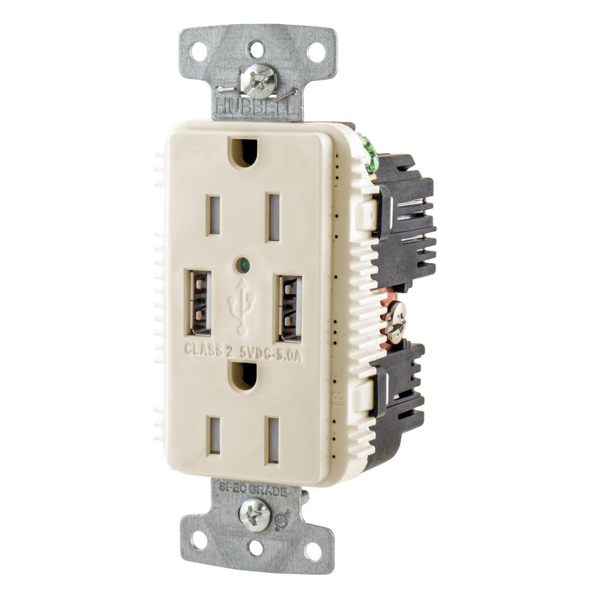 Hubbell Wiring Device-Kellems USB15A5LA - Electrical Receptacles