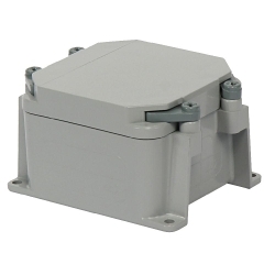 IPEX 277000 Scepter® 277000 Conduit Junction Box, 4 x 4 x 2 in, 25.55 cu-in Capacity, For Use With Rigid Non Metallic Conduit System, PVC