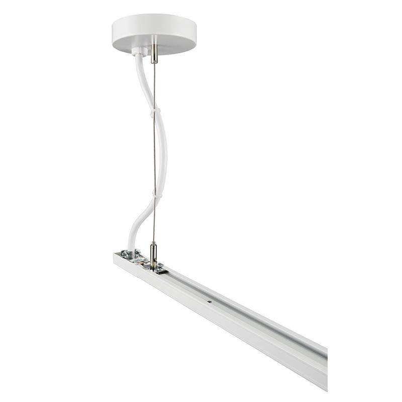 Juno T598 144IN BL Trac-Master® T598 144IN BL Cable Suspension Feed Kit, 120 V AC, For Use With Rigid Ceiling One Circuit Trac System