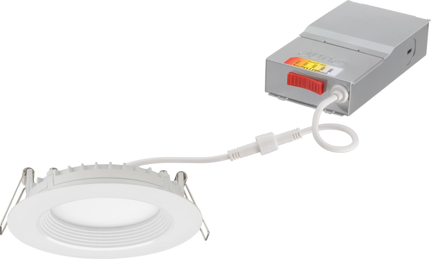Juno WF4 REG SWW5 90CRI MW M6 WF4 Canless Wafer-Thin downlight, 11 W Fixture, 120 V, Aluminum Housing