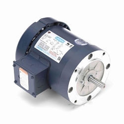 LEESON 110112.00 Ultimate e® 110112.00 2-Pole Continuous Duty AC Motor, TEFC Enclosure, 1 hp, 230/460 VAC, 60 Hz, 3 Phase, 56C Frame, 3450 rpm Speed, Round/C-Face/Footless Mount