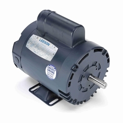 LEESON 110395.00 4-Pole Continuous Duty AC Motor, DP Enclosure, 0.5 hp, 110/220 V AC, 50 Hz, 1 Phase, 56 Frame, 1425 rpm Speed, Rigid Base Mount