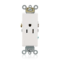 Leviton 16241-W - Straight Blade Receptacles