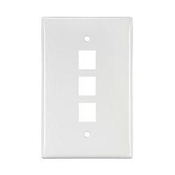 Leviton 41091-3WN - Combination Wallplates