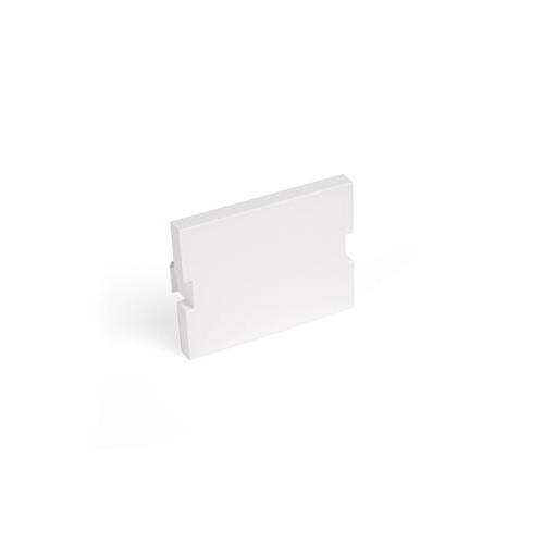 Leviton 41294-2BW QuickPort® 41294-2BW 1.5-Unit High Blank MOS Module Insert, Snap-Fit Mount, Plastic, White