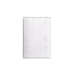 Leviton 47605-21E Structured Media® 47605-21E Media Enclosure, For Use With Voice, Data, Video, Audio, Security and IT/AV Control Module, 21 in Enclosure, Surface Mount, Steel