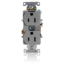 Leviton 5262-GYS - Straight Blade Receptacles