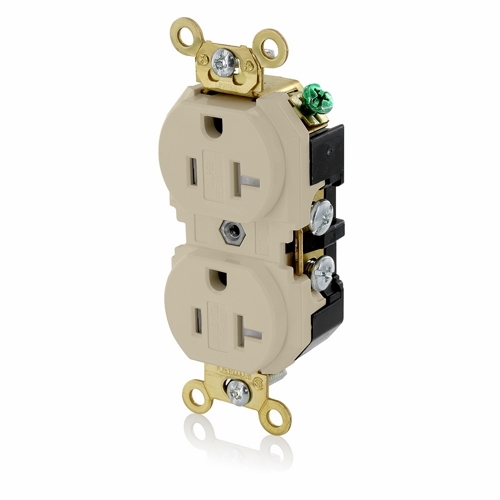 Leviton 5362-SGI - Straight Blade Receptacles