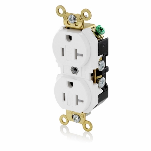 Leviton 5362-SGW - Straight Blade Receptacles