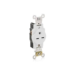 Leviton 5661-W - Straight Blade Receptacles