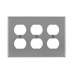 Leviton 80730-GY - Combination Wallplates