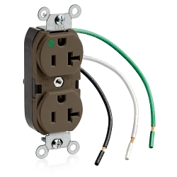 Leviton 8300-L - Straight Blade Receptacles