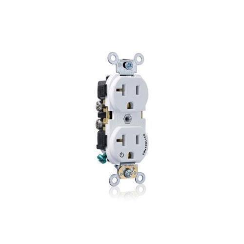Leviton CR020-1PW - Straight Blade Receptacles