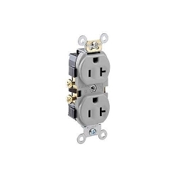 Leviton CR20-GY - Straight Blade Receptacles