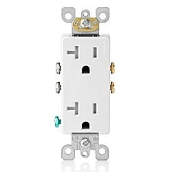 Leviton T5825-W - Straight Blade Receptacles