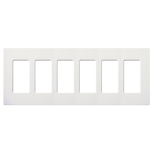 Lutron CW-6-WH - Combination Wallplates