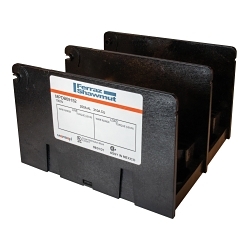 Mersen MPDB69152 Large Open Style Power Distribution Block, 600 V AC, 310 A, 2 Poles, 6 AWG to 350 kcmil Wire, Polycarbonate