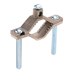 NSI G-2-S G-S Series Heavy Duty Grounding Clamp, 10 to 2 AWG Conductor, Silicon Bronze