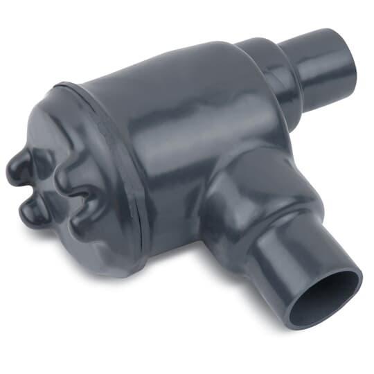 Ocal GUAB24-G Explosionproof L-Shape Conduit Outlet Box, 3/4 in, 2 in Cover Opening, 7.9 cu-in Capacity, PVC Coated/Zinc Plated