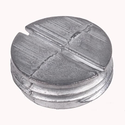 Ocal PLG6-G Recessed Plug With Flush Head, Threaded, 2 in, For Use With Closing Threaded Conduit Hubs, Iron, PVC Coated