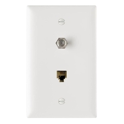 On-Q TPTELTV-W - Combination Wallplates