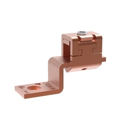 Panduit CBS35-36-C One-Hole Mechanical Cable Lug, 14 to 6 AWG Conductor, 3/16 in Stud, 1 Bolt Holes, Copper