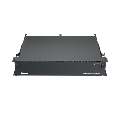 Panduit FLEX2U12 HD FlexTM FLEX2U12 2RU 12-Port Fiber Optic Enclosure With Sliding Front Access Drawer, Plastic/Steel