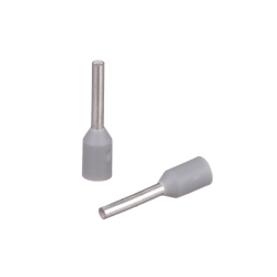 Panduit FSD72-6-D Pan-Term® FSD72-6-D Sleeve Single Insulated Ferrule, 26 AWG Stranded Conductor, 0.41 in L, Copper, Gray