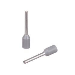 Panduit FSD72-8-D Pan-TermTM FSD72-8-D Type FSD DIN End Sleeve Single Insulated Wire Ferrule, 26 AWG, 0.49 in L, Copper, Gray