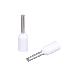 Panduit FSD75-6-D Pan-TermTM FSD75-6-D Type FSD DIN End Sleeve Single Insulated Wire Ferrule, 20 AWG Stranded Conductor, 0.45 in L, Copper, White