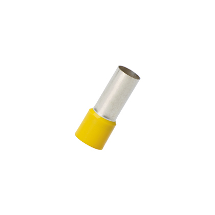Panduit FSD89-27-Q Pan-TermTM FSD89-27-Q Type FSD DIN End Sleeve Single Insulated Wire Ferrule, 2/0 AWG Stranded Conductor, 1.73 in L, Copper, Yellow