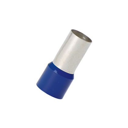 Panduit FSD91-27-Q Pan-TermTM FSD91-27-Q Type FSD DIN End Sleeve Single Insulated Wire Ferrule, 5/0 AWG Stranded Conductor, 1.89 in L, Copper, Blue