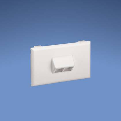 Panduit NK2HSRFIW - Multimedia-Modular Jack Faceplates