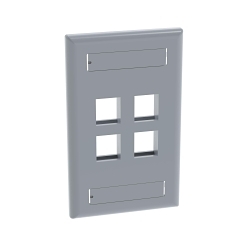 Panduit NK4FIGY - Multimedia-Modular Jack Faceplates