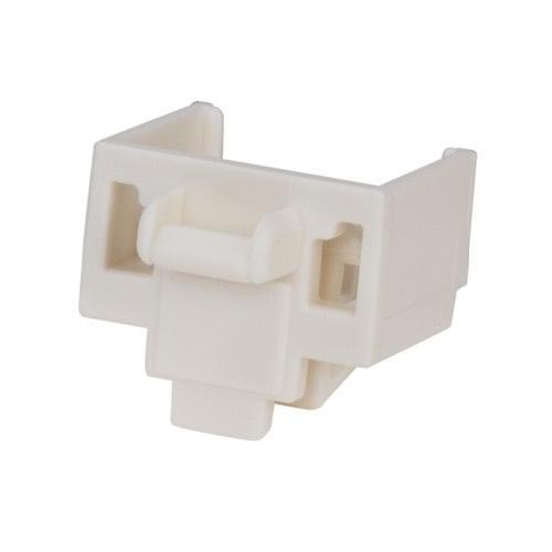 Panduit PSL-DCJB-IW Blockout Device, For Use With RJ45 Jacks, Polycarbonate, White