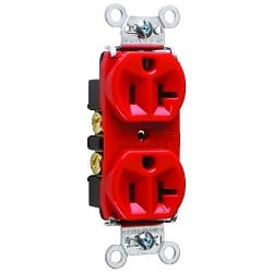 Pass & Seymour 5362-RED - Straight Blade Receptacles