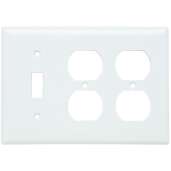 Pass & Seymour SP182-W - Combination Wallplates