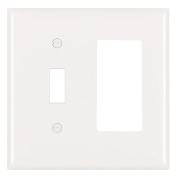 Pass & Seymour TP126-W - Combination Wallplates