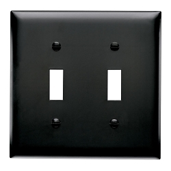 Pass & Seymour TP2-BK - Combination Wallplates