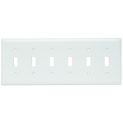 Pass & Seymour TP6-W - Combination Wallplates