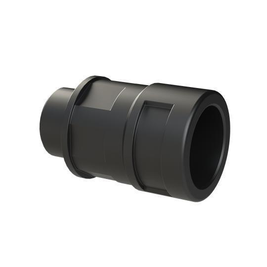 PMA BVND-M207GT PMAFIX BVND-M207GT Reinforced Straight Conduit Connector With Universal Safety Clip, NW17 Trade, M20x1.5 Cable Openings, For Use With PMAFLEX®, PMAFLEX® Pro, PMA Smart Line and Nylon Flexible Conduits, Polyamide 6