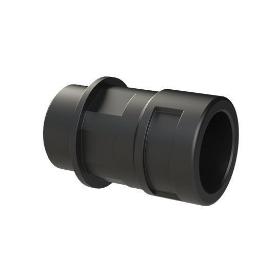 PMA BVND-M257GT PMAFIX BVND-M257GT Straight Conduit Connector With Universal Safety Clip, NW17 Trade, M25x1.5 Cable Openings, For Use With Nylon Flexible Conduit, Polyamide 6
