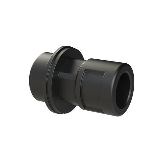 PMA BVNV-M200 PMAFIX BVNV-M200 Straight Conduit Connector With Metric Threads, NW10 Trade, M20x1.5 Cable Openings, For Use With PMAFLEX®, PMAFLEX® Pro, PMA Smart Line and Nylon Flexible Conduits, Polyamide 6